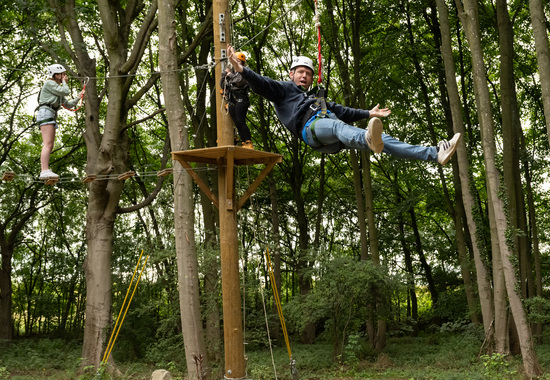 Aerial Assault Course & Zip Wire